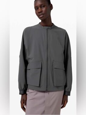 Womans Lululemon Kosaten Jacket *lululemon lab Graphite Grey XL